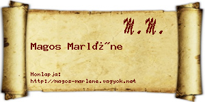 Magos Marléne névjegykártya